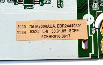 MAIN ORIGINAL PARA TV LG 4K UHD HDR SMART TV / NUMERO DE PARTE EBR24440301 / EAX70304203 / EAX70304203(1.2) / 24440301 / PANEL BOEB750WQ19F9F / DISPLAY HV750QUB-F9F / MODELO 75UA7500ZUA / 75UA7500ZUA.CUSFBH - Imagen 3