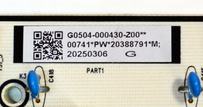FUENTE DE PODER ORIGINAL PARA TV TCL / NUMERO DE PARTE G0504-000430 / 11601-500150 / 40-L17SW2-PWE1KG / G0504-000430-Z00 / 20388791 / PANEL LVU650NDJL / DISPLAY ST6451D08-6 VER.2.3 / BOARD CSU16-XR-1 / CSU16-XL-1 / CSU16-XM-2 / MODELO 65Q77K  - Imagen 2