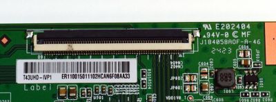 T-CON ORIGINAL PARA TV ROKU SELECT SERIES / NUMERO DE PARTE T43UHD-IVP1 / GSD-T-0009 / J184058A0F-A-46 / ER110015011102HCA / DISPLAY V430DJ1-Q01 REV.D2 / MODELO 43R4AX / 43R4A4 - Imagen 2