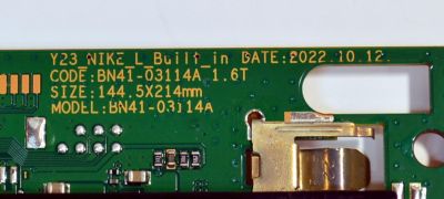 MAIN ORIGINAL PARA TV SAMSUNG 4K UHD HDR SMART TV / NUMERO DE PARTE BN94-18381X / BN41-03114A / DFVC2413 / BN41-03114A-000 / BN9418381X / BN97-21234D / PANEL CY-SC075HGV8H / DISPLAY ST7461D03-4 V2.1 / BN96-57869A / MODELO UN75DU8000BXZA CB03 - Imagen 3