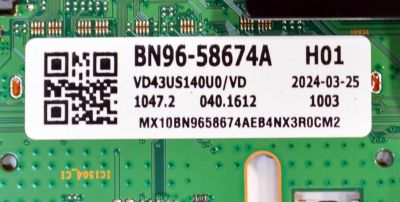 MAIN ORIGINAL PARA TV SAMSUNG 4K UHD HDR SMART TV / NUMERO DE PARTE BN96-58674A / BN41-03231A / BN41-03231 / KANT_SU2E_DU7000 / BN9658674A / PANEL CY-BD043HGCV2H / DISPLAY PT430GT01-8 VER.1.1 / 53813A / MODELO UN43DU7200BXZA / UN43DU7200BXZA XB01 - Imagen 4