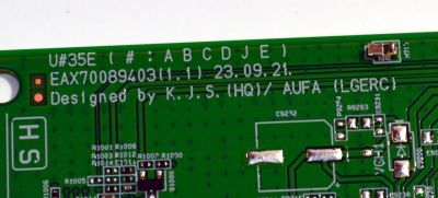 MAIN ORIGINAL PARA TV LG 4K UHD HDR SMART TV / NUMERO DE PARTE EBT67926702 / EAX70089403 / EAX70089403(1.1) / 67926702 / PANEL NC860TQE-AHMH1 / DISPLAY PT860GS01-6 VER.1.0 / MODELO 86UT7550AUA / 86UT7550AUA.BUSTLKR - Imagen 3