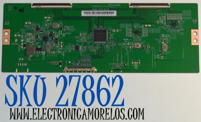 T-CON ORIGINAL PARA TV LG / NUMERO DE PARTE 2601620098 / PT860GS01-6-C-2 / 2601620098700G / MYHKC / PANEL NC860TQE-AHMH1 / DISPLAY PT860GS01-6 VER.1.0 / MODELO 86UT7550AUA / 86UT7550AUA.BUSTLKR