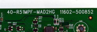 MAIN ORIGINAL PARA TV TCL 4K UHD HDR GOOGLE TV / NUMERO DE PARTE 30800-001026 / 40-R51MPF-MAD2HG / 11602-500852 / 30801-001018 / V8-R51MT08-LF / PANEL LVU580NDEL / DISPLAY CV580U3-L02 REV:01 / MODELO 58S470G - Imagen 3