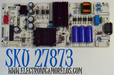 FUENTE DE PODER ORIGINAL PARA TV TCL / NUMERO DE PARTE 30102-000036 / PW.A100W2.771 / B23051296 / PANEL LVU580NDEL / DISPLAY CV580U3-L02 REV:01 / MODELO 58S470G