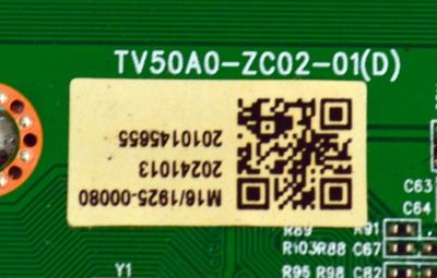 LED DRIVER ORIGINAL PARA TV ROKU SELECT SERIES / NUMERO DE PARTE 514Q50A0M16 / TV50A0-ZC02-01 (D) / M16/1925-00080 / 2010145655 / DISPLAY ST7461D03-2 VER.2.3 / MODELO 75R6AX - Imagen 2