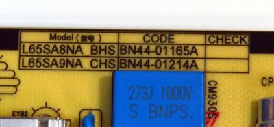 FUENTE DE PODER ORIGINAL PARA TV SAMSUNG / NUMERO DE PARTE BN44-01165A / L65SA8NA_BHS / BN4401165A / PANEL CY-TD065RMAV2H / DISPLAY T650QVN08.T / BN96-57566A / MODELO QN65QN90DDFXZA / QN65QN90DDFXZA AB01 - Imagen 3