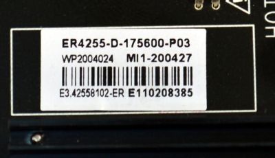 FUENTE DE PODER ORIGINAL PARA TV RCA / NUMERO DE PARTE AE0050491 / ER4255 / ER4255-D-175600-P03 / AE0050491-20200427 / PANEL CC575PU1L / DISPLAY CC575PU1L 01 / MODELO RHOS581SM-D - Imagen 4