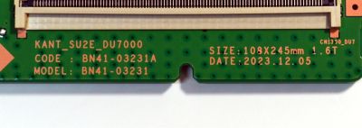 MAIN ORIGINAL PARA TV SAMSUNG 4K UHD HDR / NUMERO DE PARTE BN96-58678P / BN41-03231A / BN41-03231 / KAN_SU2E_DU7000 / BN9658678P / PANEL CY-BD075HGSV1H / DISPLAY JR745R3HC5K / BN96-58357A / MODELO UN75DU6900FXZA / UN75DU6900FXZA UA01 - Imagen 3