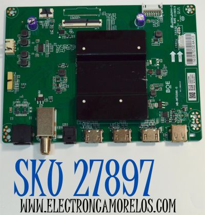 MAIN ORIGINAL PARA TV VIZIO 4K UHD HDR SMARTCAST / NUMERO DE PARTE 21201-04631 / MB-MT5586-G / 4700025590 / 86.710.29.3-1 / PANEL BOEI650WQ1 / DISPLAY HV650QUB-F73 / MODELO M65Q6-L4 / M65Q6-L4 LBVR7PB