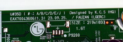 MAIN ORIGINAL PARA TV LG 4K UHD HDR SMART TV / NUMERO DE PARTE EBT67578502 / EAX70043606 / EAX70043606(1.3) / 67578502 / PANEL NC750TQG-ABKHG / DISPLAY HV750QUB-F9E / MODELO 75UR8000AUA / 75UR8000AUA.BUSFLKR - Imagen 3