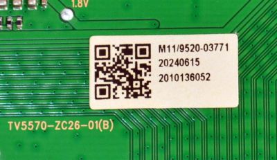 T-CON ORIGINAL PARA TV ONN / NUMERO DE PARTE 513C5570M11 / TV5570-ZC26-01 (B) / M11/9520-03771 / 2010136052 / KB-6160A / DISPLAY HV750QUB-F91 REV.2.0 / MODELO 100044717 75" - Imagen 3