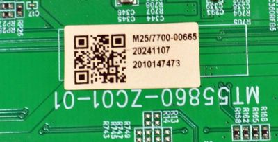 MAIN ORIGINAL PARA TV VIZIO 4K UHD HDR SMARTCAST / NUMERO DE PARTE 515C55860M25 / MT55860-ZC01-01 / M25/7700-00665 / 2010147473 / DISPLAY JR745R3HC5K / BN96-58357A / MODELO V4K75M-0810 / V4K75M-0810 LMC1W6GA - Imagen 4