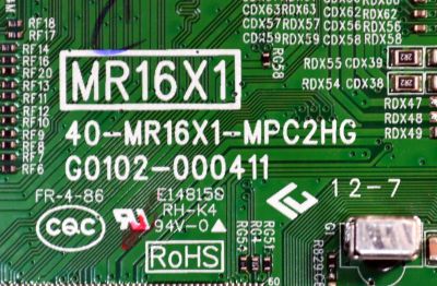 MAIN FUENTE COMBO ORIGINAL PARA TV TCL HD ROKU TV / NUMERO DE PARTE G0321-000260 / 40-MR16X1-MPC2HG / G0102-000411 / MR16X1 / G0321-000260-Z00 / G0321-000260-Z0S / V8-MR16K01-LF / PANEL LVW320NDLL / DISPLAY CV320H2-L02 REV:02 / MODELO 32S331 - Imagen 3