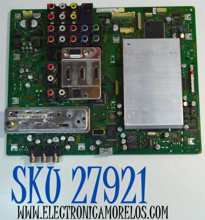 MAIN ORIGINAL PARA TV SONY BRAVIA FULL HD / NUMERO DE PARTE A1506072B / 1-876-561-12 / A-1506-072-B / PANEL LTY400HC05 / MODELO KDL-40W4100 / KDL40W4100