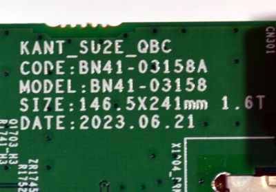 MAIN ORIGINAL PARA TV SAMSUNG / NUMERO DE PARTE BN94-18176E / BN41-03158A / BN41-03158 / BN9418176E / BN97-20769A / PANEL CY-NC065HGHVXH / DISPLAY ST6451D06-1 V2.1 / BN96-54527A / MODELO LH65QBCEBGCXGO - Imagen 4