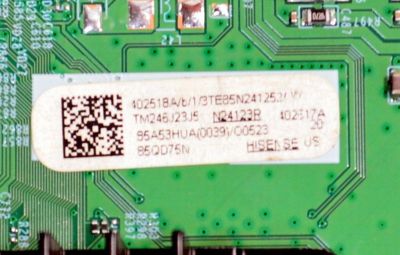 MAIN ORIGINAL PARA TV HISENSE 4K UHD HDR GOOGLE TV / NUMERO DE PARTE 402518 / RSAG7.820.13493/ROH / 402517 / 85A53HUA / N24123R / PANEL HD850H1U52-T0LF\ROH / DISPLAY T850QVN03.7 / MODELO 85QD75N - Imagen 4