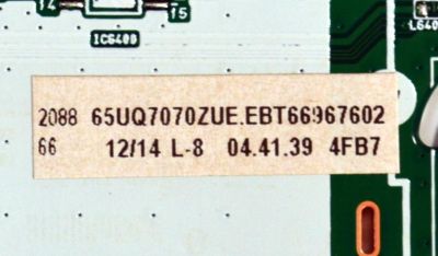 MAIN ORIGINAL PARA TV LG 4K UHD HDR SMART TV / NUMERO DE PARTE EBT66967602 / EAX69581205 / EAX69581205(1.0) / 66967602 / PANEL NC650TQG-AAKH5 / DISPLAY LC650EQC (SP)(A5) / MODELO 65UQ7070ZUE / 65UQ7070ZUE.BUSYLKR - Imagen 4