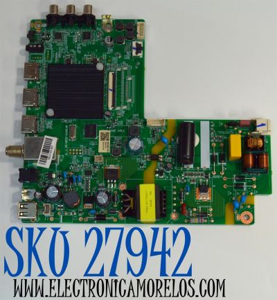 MAIN FUENTE COMBO ORIGINAL PARA TV ONN ROKU HD / NUMERO DE PARTE 515C90111M60 / MT90111-ZC01-01 / M60/4861-01614 / 2010147379 / M24193-MT / MODELO 100012589 32"