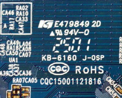 MAIN FUENTE COMBO ORIGINAL PARA TV ONN ROKU / NUMERO DE PARTE MB-M9011-P-CL-0001 / CQC15001121816 / A2H42RH / 950105112N24198-CH / PANEL C240Y24-G5 / DISPLAY PT236AT05-1 VER.1.0 / MODELO 100012590 24" - Imagen 3