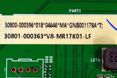 MAIN ORIGINAL PARA TV TCL 4K UHD HDR ROKU TV / NUMERO DE PARTE 30800-000396 / 11602-500334 / 40-MR17T3-MAA2HG / MR17T3 / 30801-000363 / V8-MR17K01-LF / PANEL LVU430NDEL / DISPLAY V430DJ1-Q01 REV.D2 / MODELO 43S431 - Imagen 3