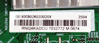 MAIN ORIGINAL PARA TV VIZIO 4K UHD HDR QLED SMARTCAST / NUMERO DE PARTE X0CB02K033 / 715GE476-M0E-B00-004I / XOCB02K033 / (U)X0CB02K033020X / PANEL TPT430WR-QVN03.U / DISPLAY T430QVN03.T / MODELO VQD43M-0801 / VQD43M-0801 LTPWV5JB - Imagen 4