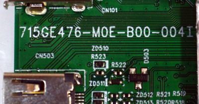 MAIN ORIGINAL PARA TV VIZIO 4K UHD HDR QLED SMARTCAST / NUMERO DE PARTE X0CB02K033 / 715GE476-M0E-B00-004I / XOCB02K033 / (U)X0CB02K033020X / PANEL TPT430WR-QVN03.U / DISPLAY T430QVN03.T / MODELO VQD43M-0801 / VQD43M-0801 LTPWV5JB - Imagen 3