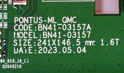MAIN ORIGINAL PARA TV/MONITOR SAMSUNG / NUMERO DE PARTE BN94-18167A / BN41-03157A / BN41-03157 / BN41-03157A-000 / DFVC2324 / BN9418167A / BN97-20755X / PANEL CY-NC055HGHVYH / DISPLAY SG5461D11-2 VER.2.1 / MODELO LH55QMCEBGCXGO CA01 - Imagen 5