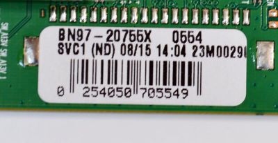 MAIN ORIGINAL PARA TV/MONITOR SAMSUNG / NUMERO DE PARTE BN94-18167A / BN41-03157A / BN41-03157 / BN41-03157A-000 / DFVC2324 / BN9418167A / BN97-20755X / PANEL CY-NC055HGHVYH / DISPLAY SG5461D11-2 VER.2.1 / MODELO LH55QMCEBGCXGO CA01 - Imagen 3
