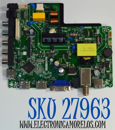 MAIN FUENTE COMBO ORIGINAL PARA TV ONN / NUMERO DE PARTE 317GAAMBA58CVT0030 / TP.MS3553.PB819 / AMBA58CVTA / T19077-TX / A19141213 / PANEL TPV320B5-J8Q01.N / DISPLAY V320BJ8-Q01 REV.C1 / MODELO 100002458 32"