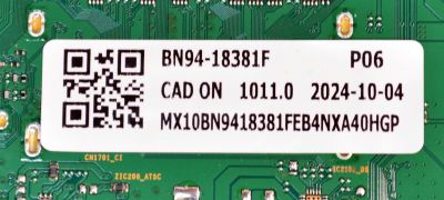 MAIN ORIGINAL PARA TV SAMSUNG 4K UHD HDR SMART TV / NUMERO DE PARTE BN94-18381F / BN41-03136B / BN41-03136 / BN9418381F / PANEL CY-SC085FGCV2H / DISPLAY PT850GT02-5 VER.1.0 / MODELO UN85DU8000DXZA / UN85DU8000DXZA XB05 / UN85DU8000CXZA XB02 - Imagen 2