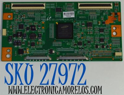 T-CON ORIGINAL PARA TV HISENSE / NUMERO DE PARTE LJ94-23869C / SD120PBMB3C6LV0.1 / 23869C / MODELO F55T39EGWD