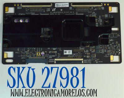 T-CON ORIGINAL PARA TV SAMSUNG / NUMERO DE PARTE BN96-56083B / 23_VBUATBPO7X_ELCVT_V0.2 / QAC770AE02-A01 / BN9656083B / LJ94-50883F / LJ9450883F / MODELO QN77S89CBFXZA / QN77S89CBFXZA FG01