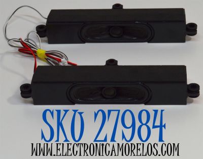 KIT DE BOCINAS ORIGINAL PARA TV ONN 2 PIEZAS / NUMERO DE PARTE MTC55 / MODELO 100012585 50" / 100012586 55" / LT-55MAW705