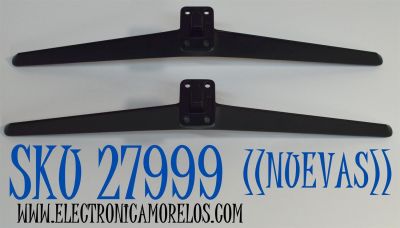 KIT DE BASES ORIGINAL NUEVAS PARA TV VIZIO 2 PIEZAS / NUMERO DE PARTE 81304-00919 / V86 / 81304-009192413AD003745 / 81304-009192413AD003768 / MODELO V4K86C-0804