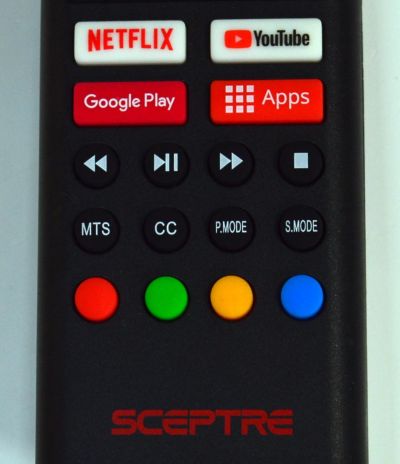 CONTROL REMOTO ORIGINAL NUEVO PARA  SMART TV SCEPTRE / CON COMANDO DE VOZ / NUMERO DE PARTE 61115-00953 / 2204DG013784 - Imagen 2