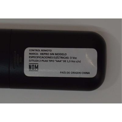 CONTROL REMOTO ORIGINAL NUEVO PARA TV HKPRO / ROKU TV / NUMERO DE PARTE  3026000046 / RC-ALIR / GS06RRKU21LL010  - Imagen 2