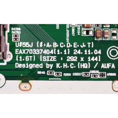 MAIN ORIGINAL PARA TV LG 4K UHD HDR SMART TV / NUMERO DE PARTE EBT30116382 / EAX70337404 / EAX70337404(1.1) / 30116382 / PANEL NC500DQG-VHPH1 / DISPLAY PT500GT04-9 VER.1.0 / MODELO 50UA7700AUA / 50UA7700AUA.BUSULKR - Imagen 3