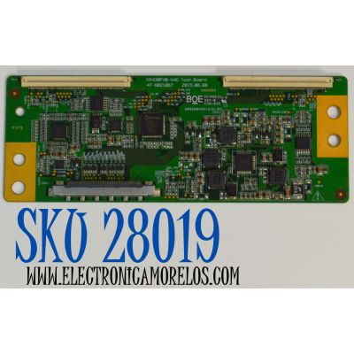 T-CON ORIGINAL PARA TV LG / NUMERO DE PARTE 44-9771123 / 47.6021067 / HV430FBH-N4D / HV430FBHN4D / 44-9771123AB061S / PANEL HC430DUN-ABVX1-214X / DISPLAY HV430FHB-N40 / MODELO 43LH570A-UE / 43LH570A-UE.BUSGLJM