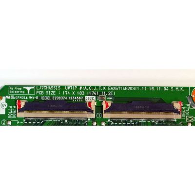 MAIN ORIGINAL PARA TV LG 4K UHD HDR SMART TV / NUMERO DE PARTE EBT65033804 / EAX67146203 / EAX67146203(1.1) / 65033804 / PANEL SDL550WY (LD0-911) / LC550EQGJ (SK)(A4) / MODELO 55UJ6200-UA / 55UJ6200-UA.BWMYLJR - Imagen 4