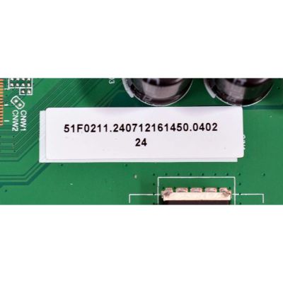 MAIN FUENTE COMBO ORIGINAL PARA TV PHILIPS 4K UHD HDR ANDROID TV / NUMERO DE PARTE 02-7RT51FA50-C02T / TPD.RT2851F.PC781 (T) / 7RT51FA8ATAT / 51F0211 / 240712161450 / H24080400 / PANEL LVU500CHDX E0728 / DISPLAY CV500U5-L04 REV:02 / MODELO 50PUL7552/F7 - Imagen 3