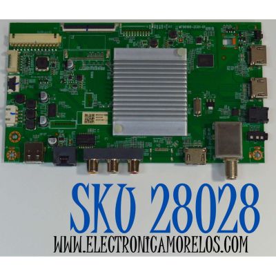 MAIN ORIGINAL PARA TV JVC 4K UHD HDR ROKU TV / NUMERO DE PARTE 515C90100M55 / MT90100-ZC01 / M55/3334-00896 / 2010112841 / DISPLAY HF500QUB-F20 / MODELO LT-50MAW625