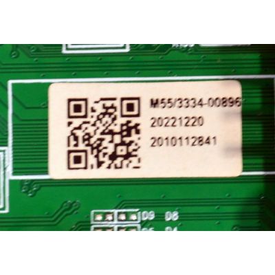 MAIN ORIGINAL PARA TV JVC 4K UHD HDR ROKU TV / NUMERO DE PARTE 515C90100M55 / MT90100-ZC01 / M55/3334-00896 / 2010112841 / DISPLAY HF500QUB-F20 / MODELO LT-50MAW625 - Imagen 4