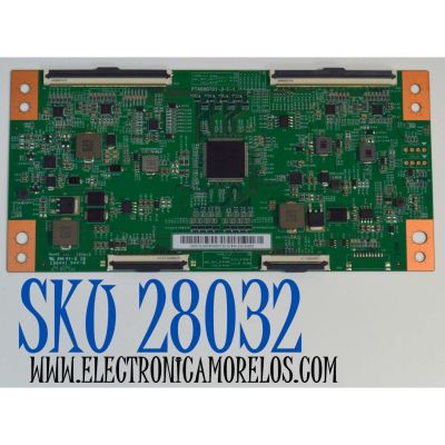 T-CON ORIGINAL PARA TV HISENSE / NUMERO DE PARTE 260162009840 / PTA00GT01-3-C-1 / 260162009840HY5CX / PANEL HD100H7U62-L8 / DISPLAY PTA00GT01-3 VER.1.0 / MODELO 100U70N