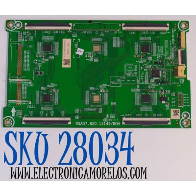 LED DRIVER ORIGINAL PARA TV HISENSE / NUMERO DE PARTE 357225 / RSAG7.820.13149/ROH / QDBFZ2526H1V5 / PANEL HD100H7U62-L8 / DISPLAY PTA00GT01-3 VER.1.0 / MODELO 100U70N