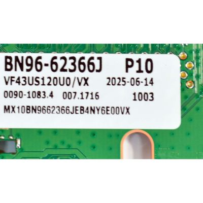 MAIN ORIGINAL PARA TV SAMSUNG 4K UHD HDR / NUMERO DE PARTE BN96-62366J / ML41M050126A / ML41M050126 / BN9662366J / PANEL CY-BF043HGNV4H / DISPLAY V430DJ1-Q01 / BN96-59942A / MODELO UN43U8000FBXZA / UN43U8000FBXZA DD11 - Imagen 3