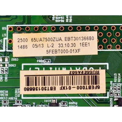 MAIN ORIGINAL PARA TV LG 4K UHD HDR SMART TV / NUMERO DE PARTE EBT30136680 / EAX70337404 / EAX70337404(1.1) / 30136680 / PANEL NC650DQG-ABPH1 / DISPLAY HV650QUB-F7E / MODELO 65UA7500ZUA / 65UA7500ZUA.BUSFLKR - Imagen 5