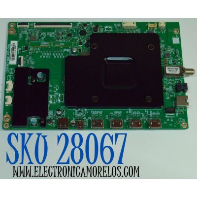 MAIN ORIGINAL PARA TV ROKU PRO SERIES 4K UHD HDR / NUMERO DE PARTE XNCB02K090 / 715GD962-M0D-B00-004L / (X)XNCB02K090010X / PANEL TPT750WR-D044.L REV:S21J / DISPLAY ST7461D04-4 VER.2.1 / MODELO 75R8BX