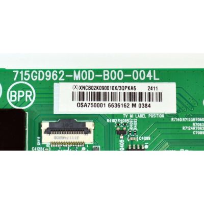 MAIN ORIGINAL PARA TV ROKU PRO SERIES 4K UHD HDR / NUMERO DE PARTE XNCB02K090 / 715GD962-M0D-B00-004L / (X)XNCB02K090010X / PANEL TPT750WR-D044.L REV:S21J / DISPLAY ST7461D04-4 VER.2.1 / MODELO 75R8BX - Imagen 3