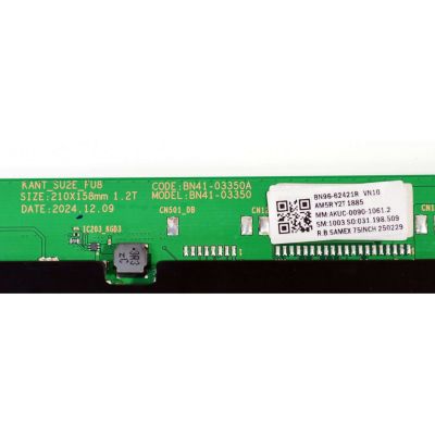 MAIN ORIGINAL PARA TV SAMSUNG 4K UHD HDR SMART TV / NUMERO DE PARTE BN96-62421R / BN41-03350A / BN41-03350 / KANT_SU2E_FU8 / BN9662421R / BN96-60012Z / PANEL CY-BF075HGSV7H / DISPLAY JR745R3HC5K / BN96-59789A / MODELO UN75U8000FDXZA UB07 / UN75U8000FDXZA  - Imagen 4